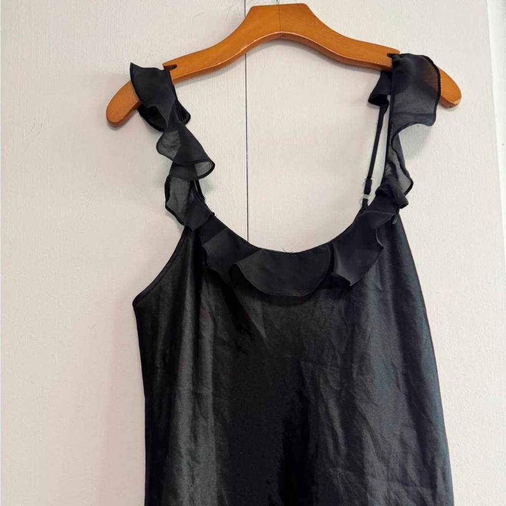 Morgan Taylor Black Ruffle Dress - Picture 6 of 6